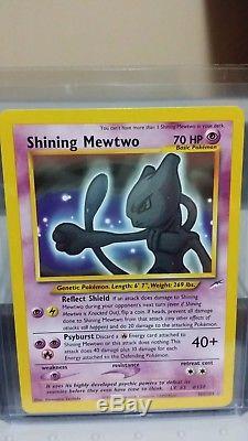 Shining Mewtwo 109/105 Carte De Voeux Pokemon Holo Neo Destiny Secret Rare