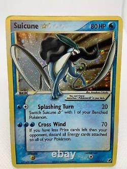 Suicune Étoile d'Or 115/115 Holo Forces Cachées Pokémon JCC