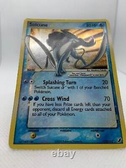 Suicune Étoile d'Or 115/115 Holo Forces Cachées Pokémon JCC