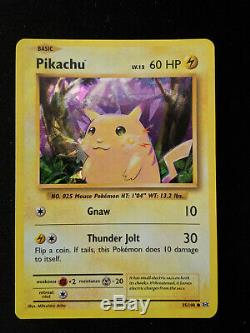 Très Rare 2016 Glace Pilée Pikachu Carte Pokémone, Mint