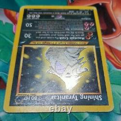 Tyranitar Brillant 113/105 Holo Secret Rare Neo Destiny Pokemon Card 2000 Wotc