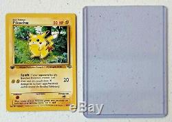 Ultra Rare! Pokemon Pikachu 1ère Édition Jungle 60/64 1999 Carte Très Propre Ex C