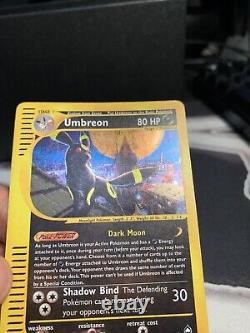 Umbreon (H29) Aquapolis (AQ) SUPER RARE CARTE POKEMON LP+