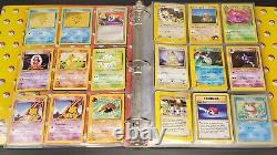 Un Énorme Lot De Cartes Anciennes Pokemon Collection Rare Base 180 Cartes Binder