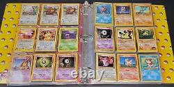 Un Énorme Lot De Cartes Anciennes Pokemon Collection Rare Base 180 Cartes Binder