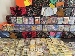 Un Énorme Lot De Collecte De Cartes De Pokemon. Équipe D'étiquettes Ultra Rare Ex/gx Holos Rares