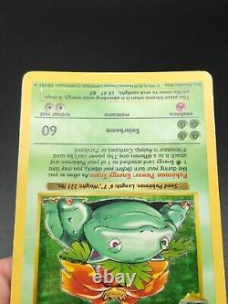 Vénusaur Base Set Sans Ombre 15/102 Holo Rare Pokemon Card