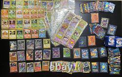 Vieille Collection De Cartes Pokémon Modernes Wizards Topps Holos Rare Foil Doit Voir