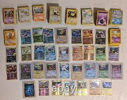 Vintage Collection Pokemon Binder Base Set Wotc Holo Rare Lot De 600+ Cartes Rare