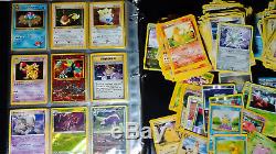 Vintage & New Pokemon Binder Collection De Cartes 500+ Lot Chardizard Rares & Holos