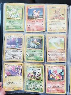 Vintage / Rarewotc Lot De Cartables Pour Cartes Pokemon! Neo, Série E, Fusée, Niv X, Base