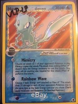 X1 Mew 101/101 Ultra Rare Holo Gold Star Carte Pokémon Ex Dragon Frontiers Lp / Vlp